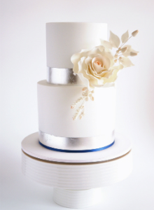 Wedding or engagement cake
