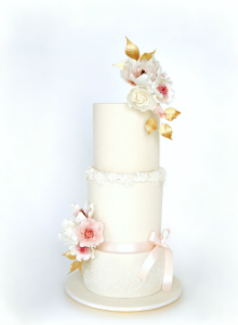 Wedding or engagement cake